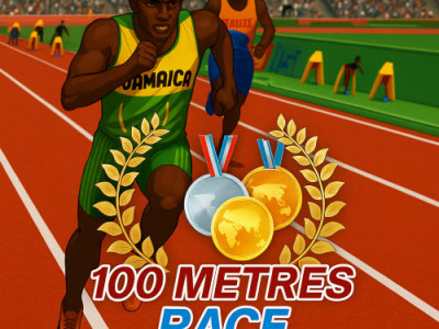 100 Meter Race background