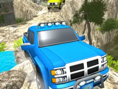 4x4 Truck Car Hill Race 3D background