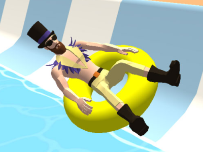 Aquapark.io Water Slide Park background