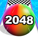 Ball Roll Color 2048
