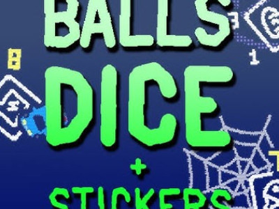 Balls, Dice & Stickers background