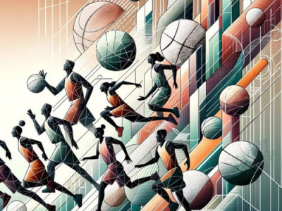 Basketball League background
