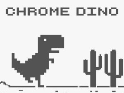 Chrome Dino background