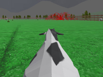 Crazy Cattle 3D + background