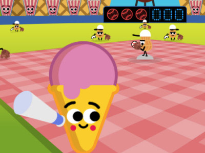 Doodle Baseball background