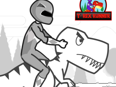 Power Rangers T-Rex Runner background