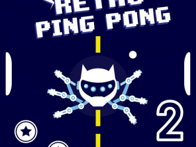 Retro Ping Pong background